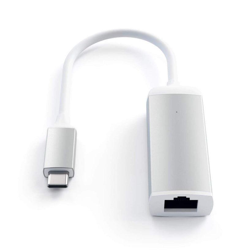 SATECHI Type-C Gigabit Ethernet Adapter - Silver - iSTYLE RS