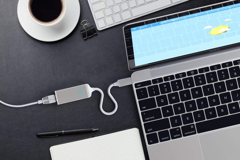 SATECHI Type-C Gigabit Ethernet Adapter - Silver - iSTYLE RS