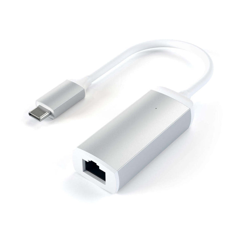 SATECHI Type-C Gigabit Ethernet Adapter - Silver - iSTYLE RS