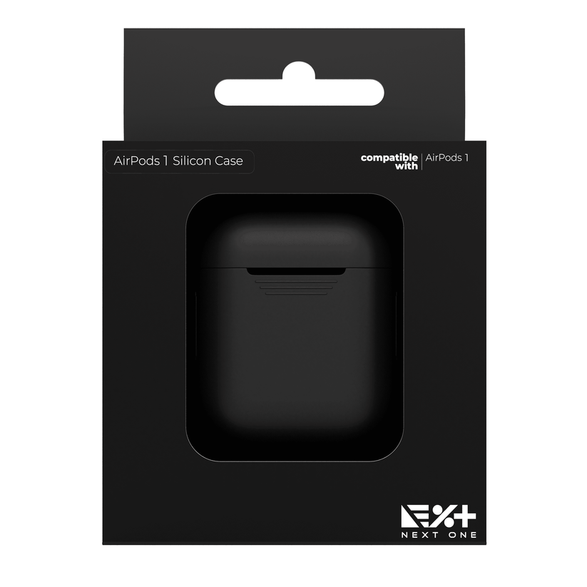 NEXT ONE AIRPODS BLACK SILICON CASE - iSTYLE RS
