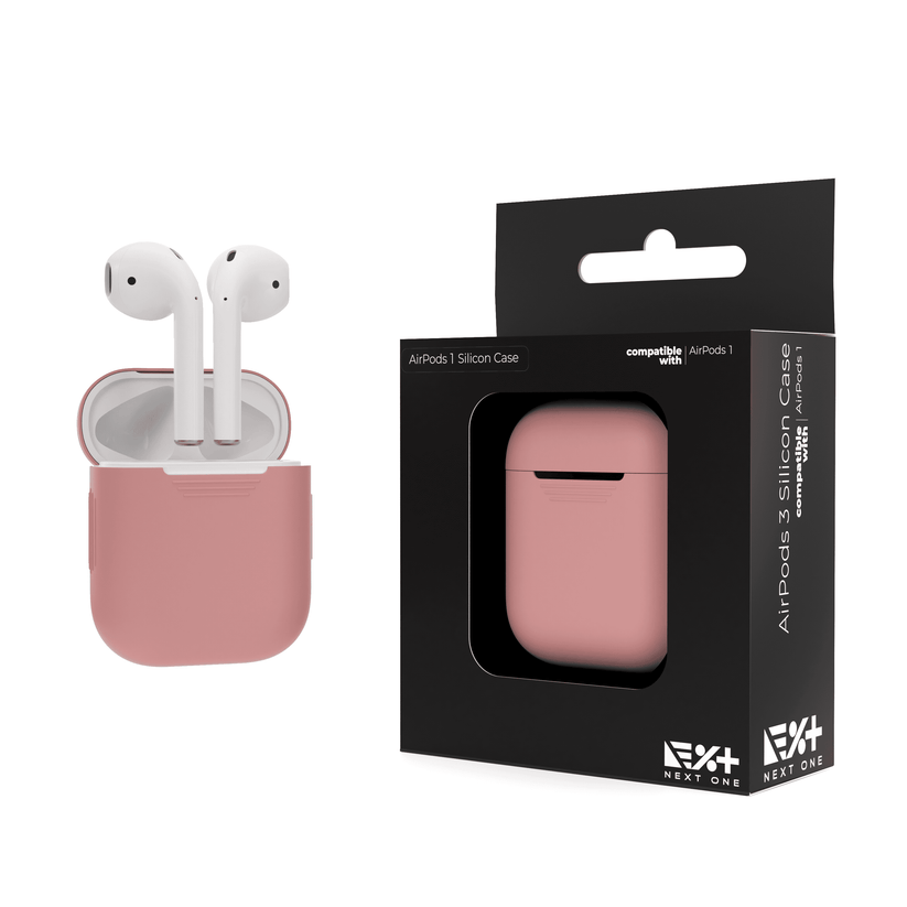 NEXT ONE AIRPODS PINK SILICON CASE - iSTYLE RS
