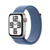 Apple Watch SE GPS 44mm Silver with Winter Blue Sport Loop - iSTYLE RS