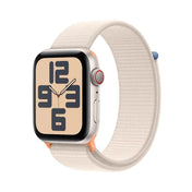 Apple Watch SE GPS 44mm Starlight with Starlight Sport Loop - iSTYLE RS
