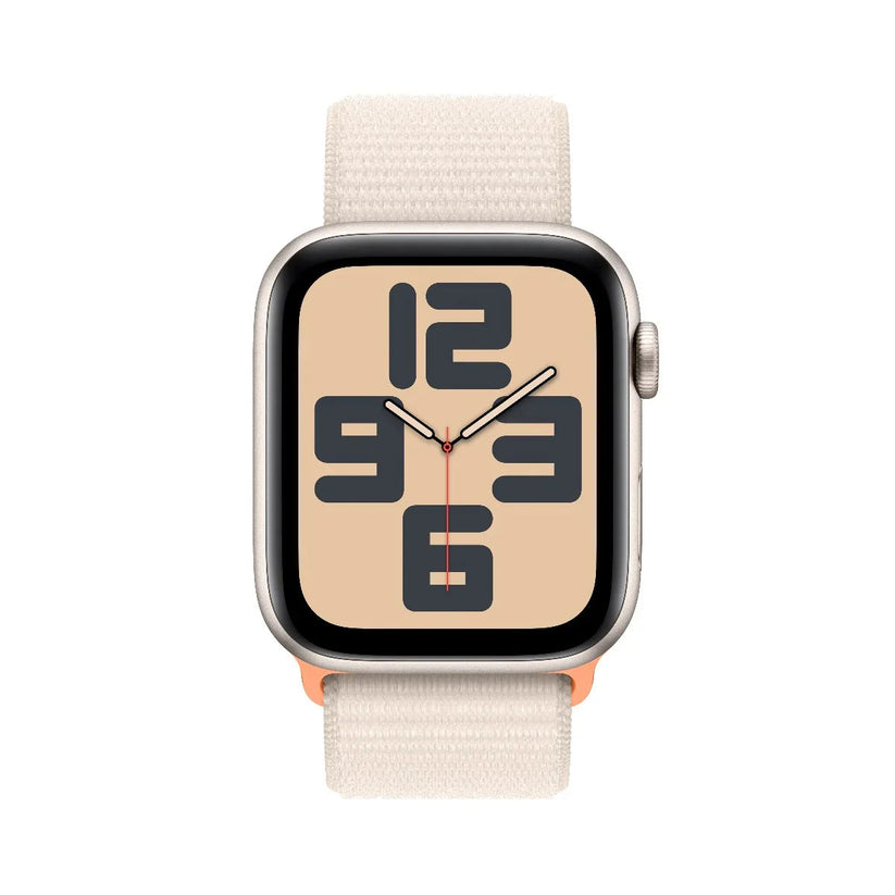 Apple Watch SE GPS 44mm Starlight with Starlight Sport Loop - iSTYLE RS