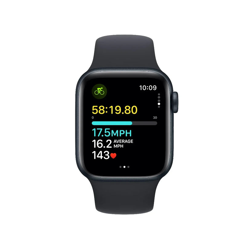 Apple Watch SE GPS 40mm Midnight with Midnight Sport Band - S/M - iSTYLE RS