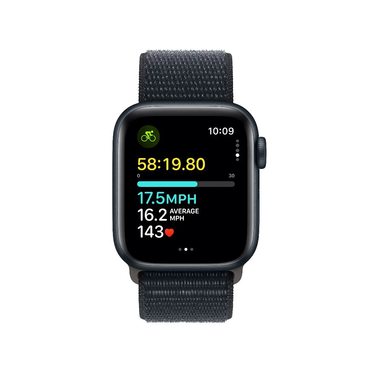 Apple Watch SE GPS 40mm Midnight with Midnight Sport Loop - iSTYLE RS