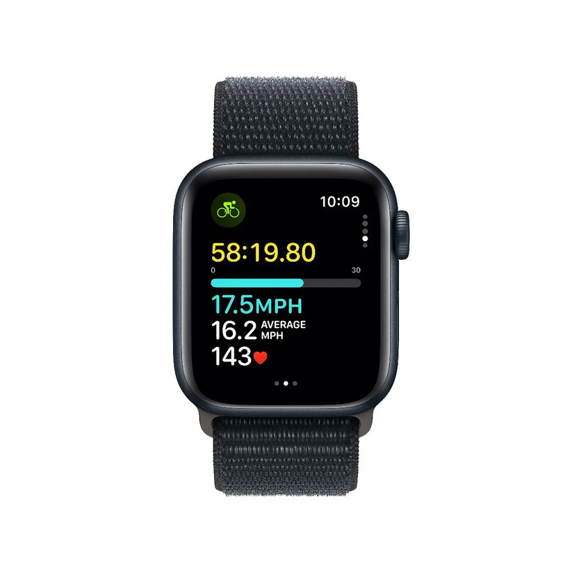 Apple Watch SE GPS 40mm Midnight with Midnight Sport Loop - iSTYLE RS