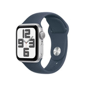 Apple Watch SE GPS 40mm Silver with Storm Blue Sport Band - S/M - iSTYLE RS