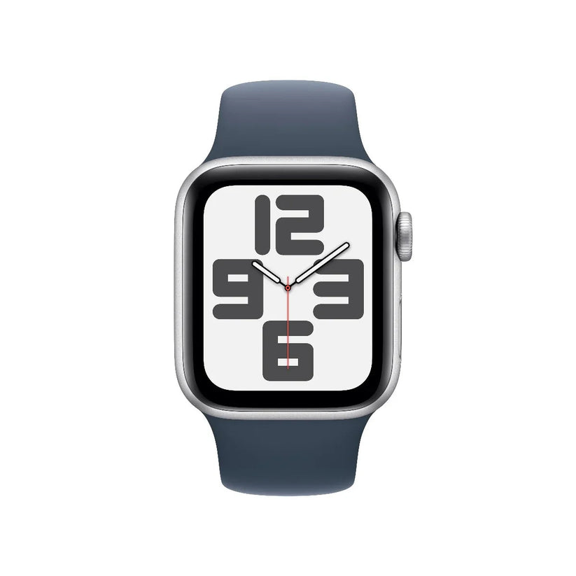 Apple Watch SE GPS 40mm Silver with Storm Blue Sport Band - S/M - iSTYLE RS