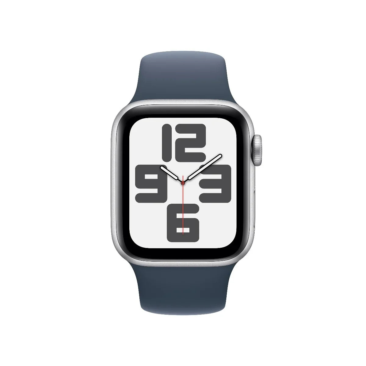Apple Watch SE GPS 40mm Silver with Storm Blue Sport Band - M/L - iSTYLE RS