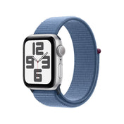 Apple Watch SE GPS 40mm Silver with Winter Blue Sport Loop - iSTYLE RS
