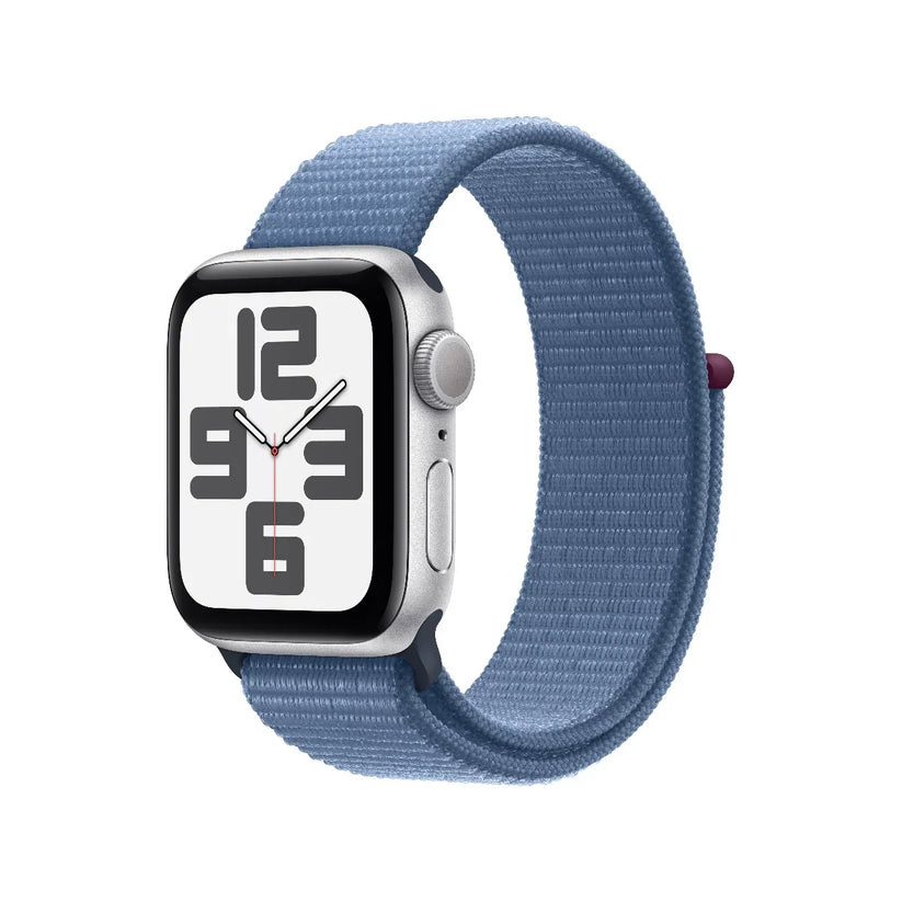Apple Watch SE GPS 40mm Silver with Winter Blue Sport Loop - iSTYLE RS