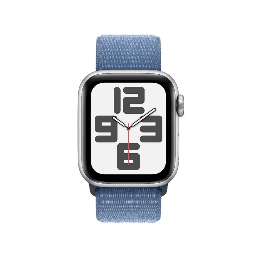 Apple Watch SE GPS 40mm Silver with Winter Blue Sport Loop - iSTYLE RS