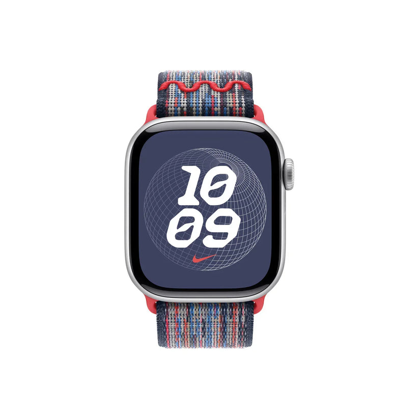 Apple Watch 42mm Nike Sport Loop: Blue/Red Nike Sport Loop - iSTYLE RS