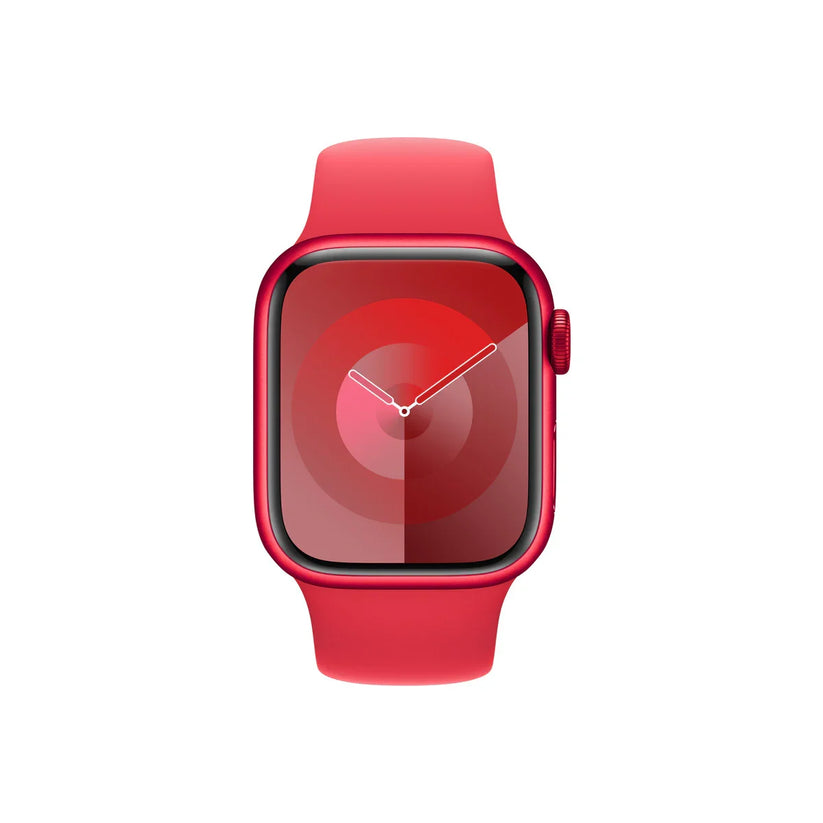 Apple Watch S9 GPS 41mm RED with RED Sport Band - M/L - iSTYLE RS