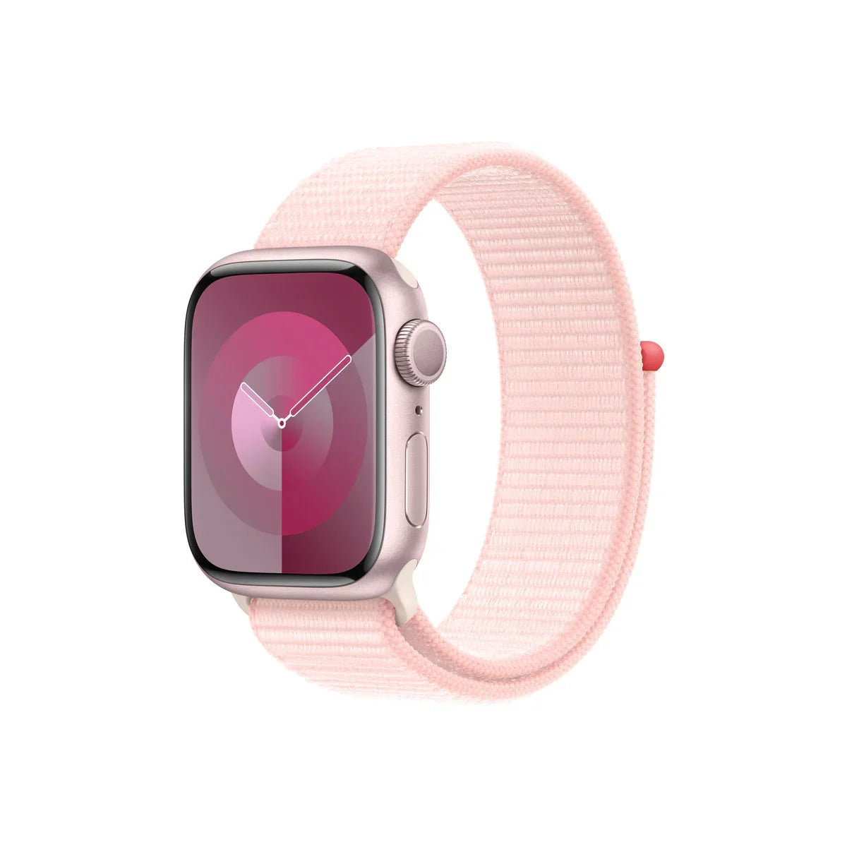 Apple Watch S9 GPS 41mm Pink with Light Pink Sport Loop - iSTYLE RS