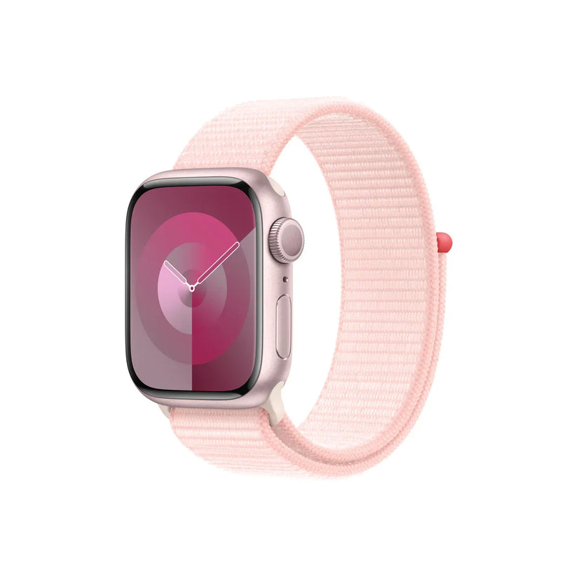 Apple Watch S9 GPS 41mm Pink with Light Pink Sport Loop - iSTYLE RS