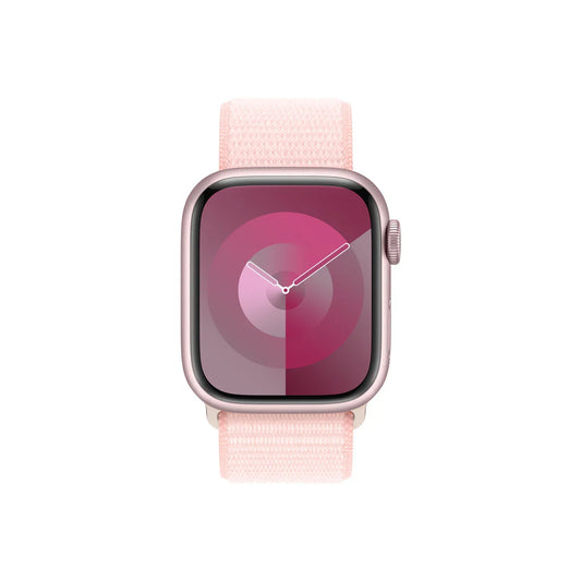 Apple Watch S9 GPS 41mm Pink with Light Pink Sport Loop - iSTYLE RS