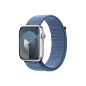 Apple Watch S9 GPS 45mm Silver with Winter Blue Sport Loop - iSTYLE RS