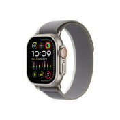 Apple Watch Ultra2 Cellular, 49mm Titanium Case with Green/Grey Trail Loop - M/L - iSTYLE RS
