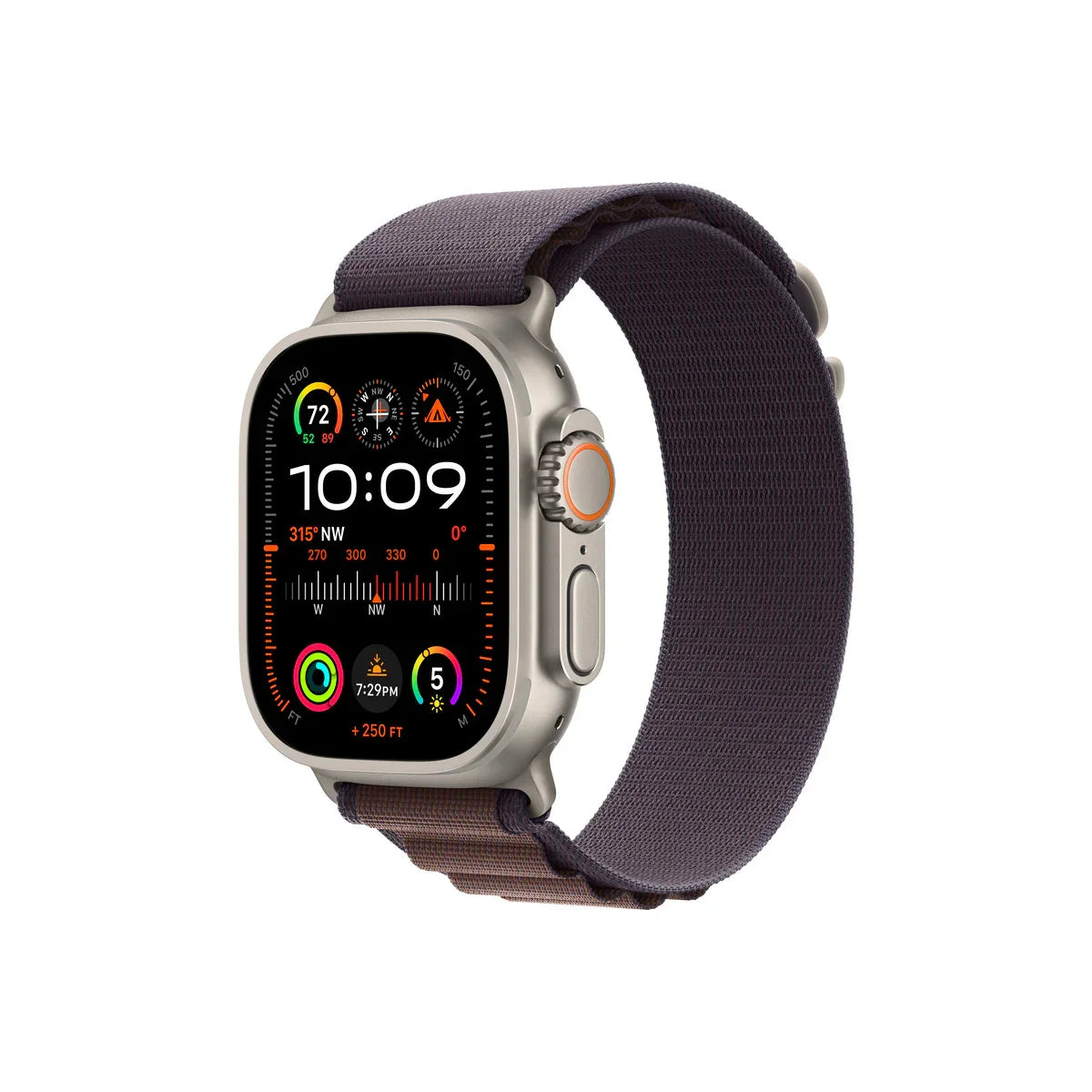 Apple Watch Ultra2 Cellular, 49mm Titanium Case with Indigo Alpine Loop - Small - iSTYLE RS