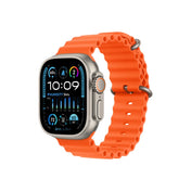 Apple Watch Ultra2 Cellular, 49mm Titanium Case with Orange Ocean Band - iSTYLE RS