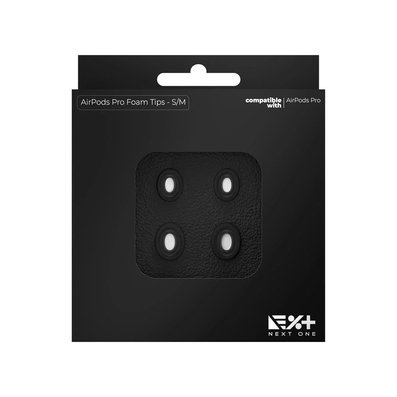 NEXT ONE AIRPODS PRO FOAM TIPS S/M | BLACK - iSTYLE RS