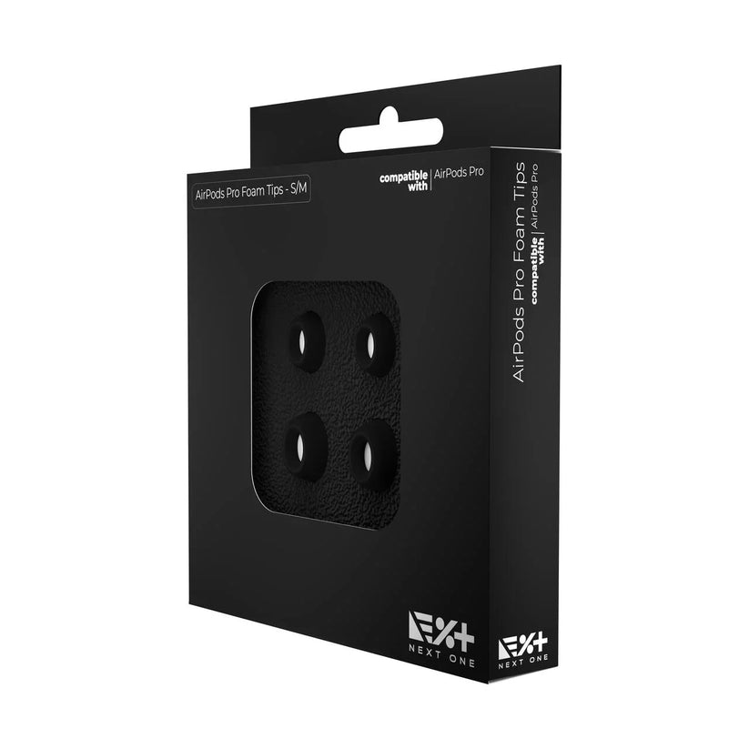 NEXT ONE AIRPODS PRO FOAM TIPS S/M | BLACK - iSTYLE RS
