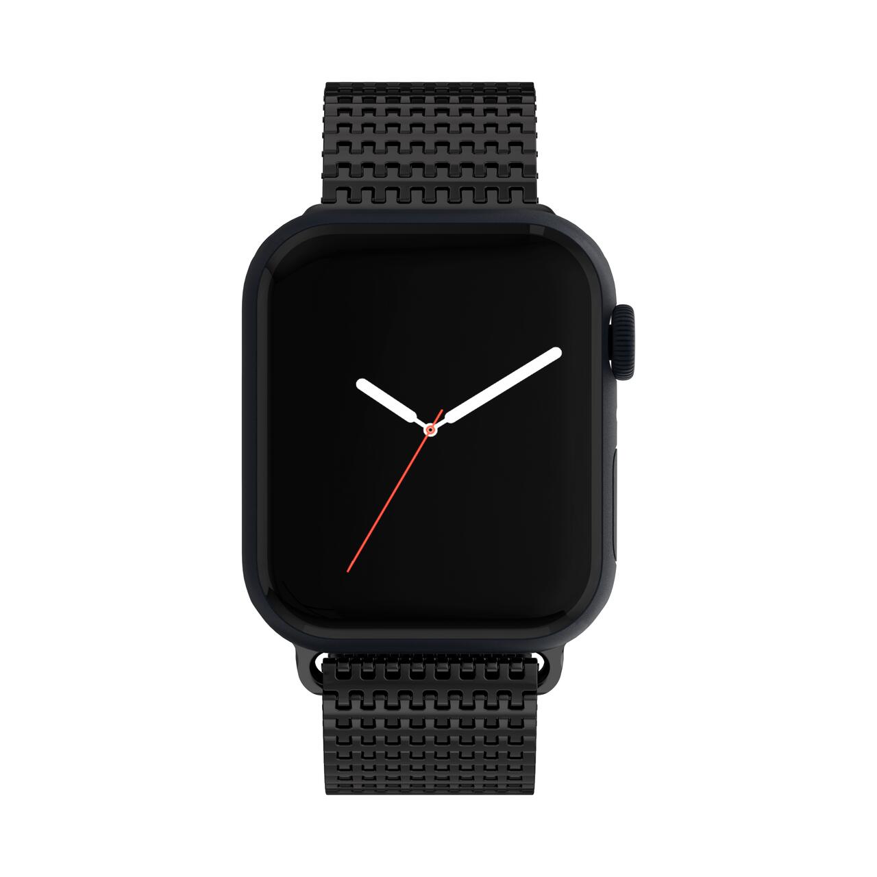 CUREA METALICA MESH NEXT ONE PENTRU APPLE WATCH 41MM, Negru - iSTYLE RS
