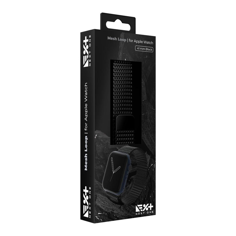 CUREA METALICA MESH NEXT ONE PENTRU APPLE WATCH 41MM, Negru - iSTYLE RS