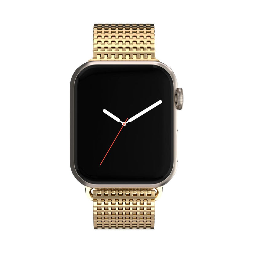 CUREA METALICA MESH NEXT ONE PENTRU APPLE WATCH 41MM, Auriu - iSTYLE RS