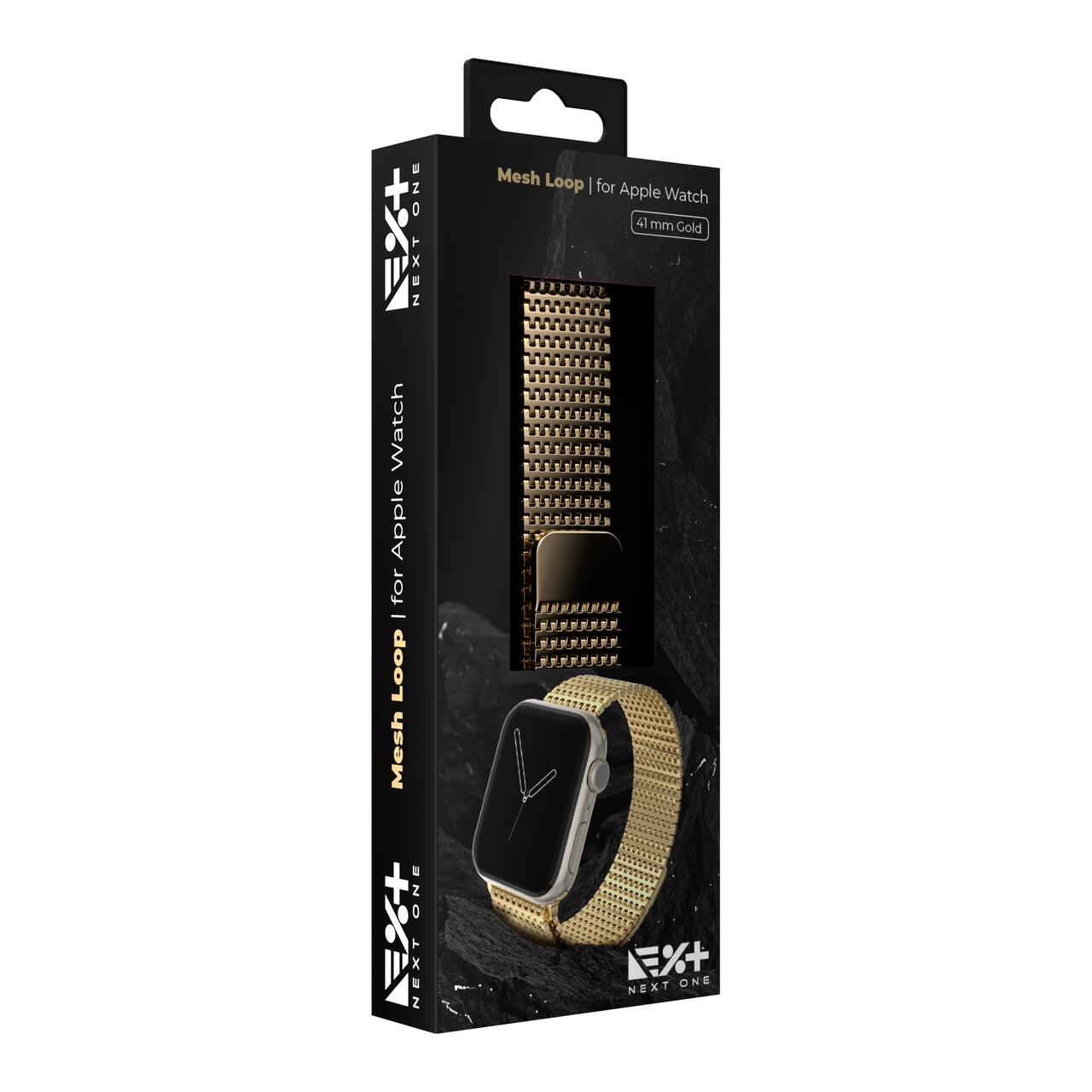 CUREA METALICA MESH NEXT ONE PENTRU APPLE WATCH 41MM, Auriu - iSTYLE RS