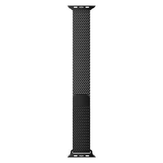 CUREA METALICA MESH NEXT ONE PENTRU APPLE WATCH 45/49MM, Negru - iSTYLE RS