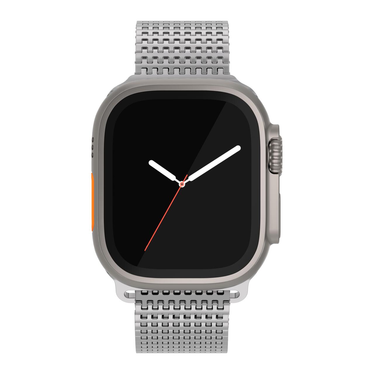 CUREA METALICA MESH NEXT ONE PENTRU APPLE WATCH 45/49MM, Argintiu - iSTYLE RS