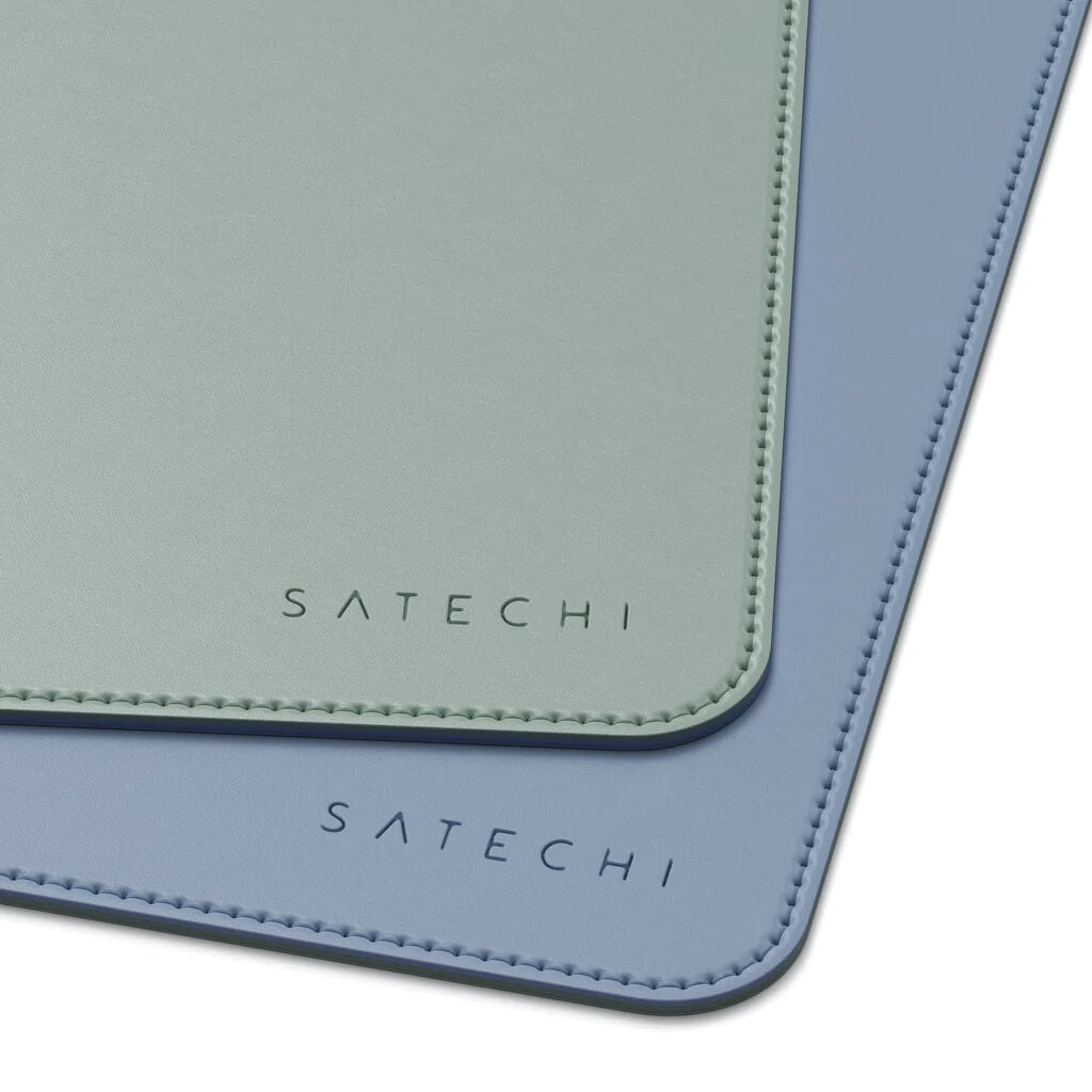 Satechi dual sided Eco-leather Deskmate - Blue/Green - iSTYLE RS