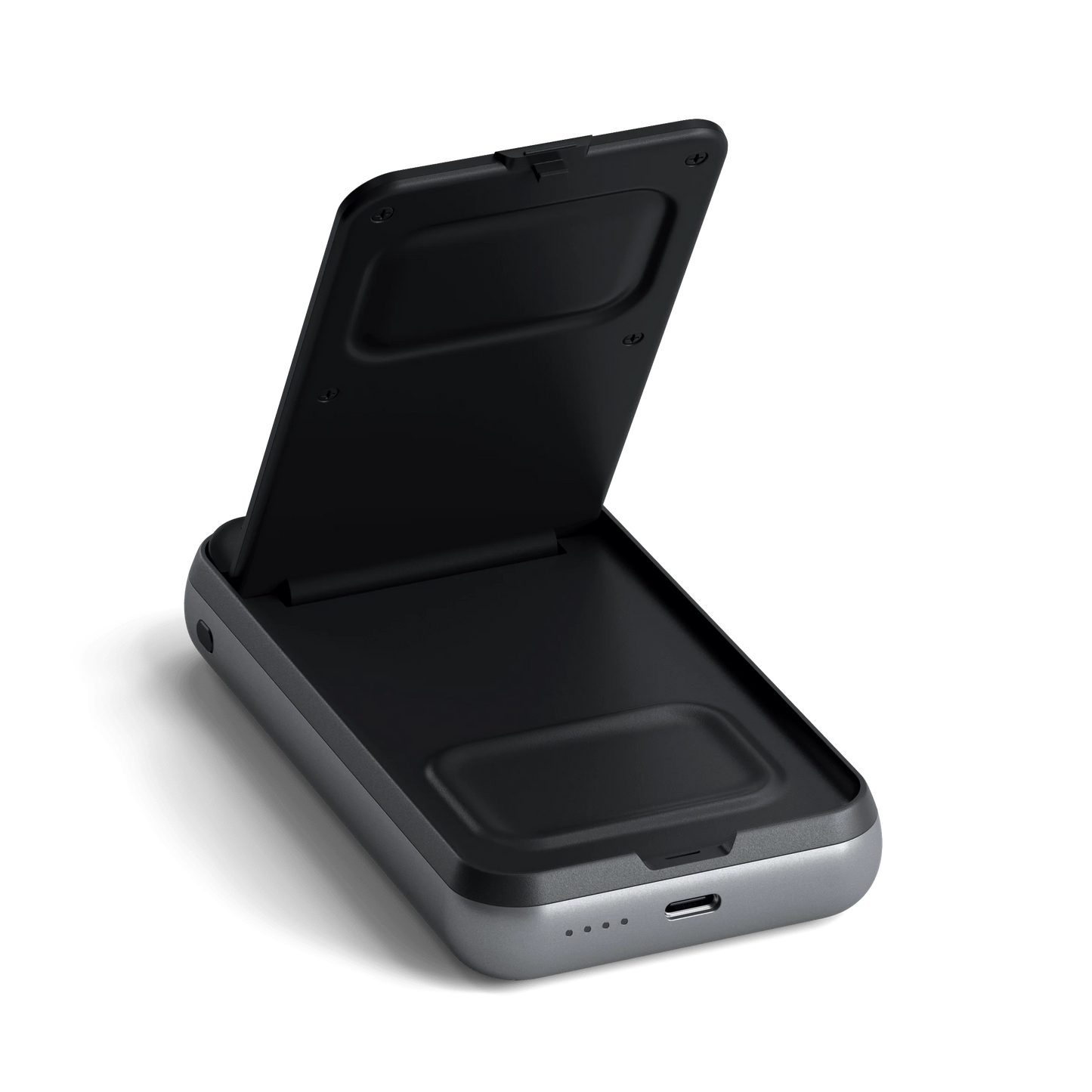 Satechi Duo Wireless Charger Power Bank Stand 10000 mAh Stand - Space Grey