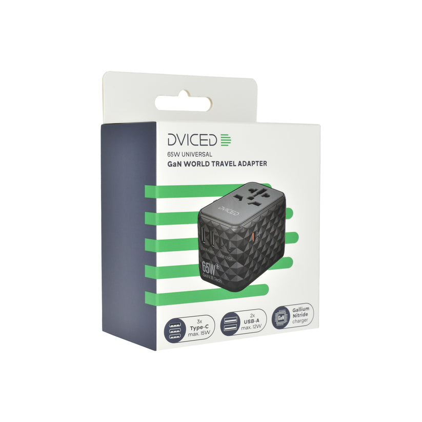 Dviced Universal Travel Adapter 65W GaN - iSTYLE RS