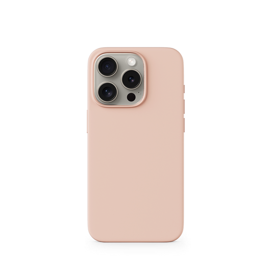 EPICO Mag+ Silicone Case Pro - Peach Pink - iPhone 16 Pro - iSTYLE RS