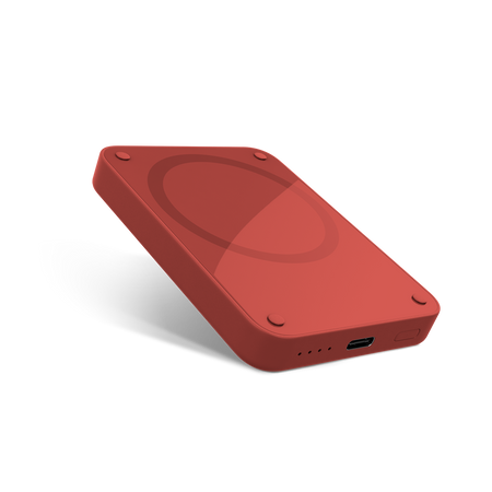 Epico 4200mAh Magnetic Wireless Power Bank - Red