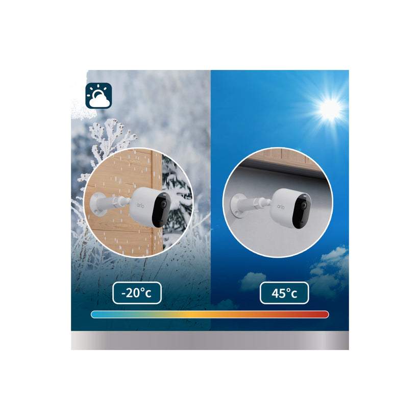 Arlo Pro 5 Outdoor Security Camera - 2 Camera Kit - White - iSTYLE RS