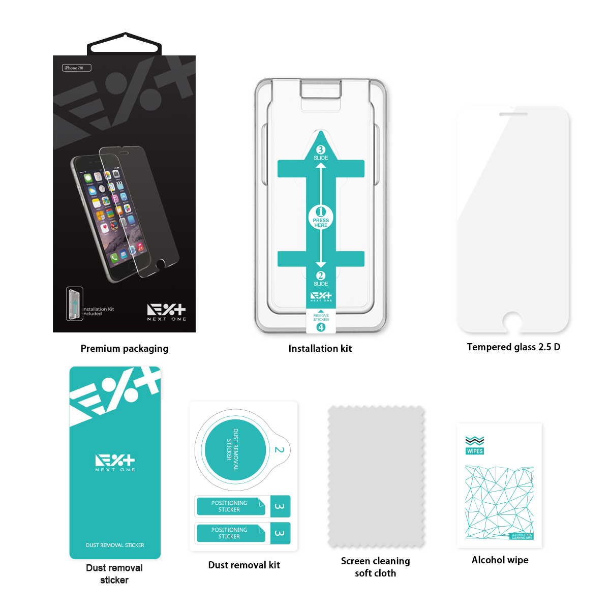 Next One Tempered Glass za iPhone SE - iSTYLE RS