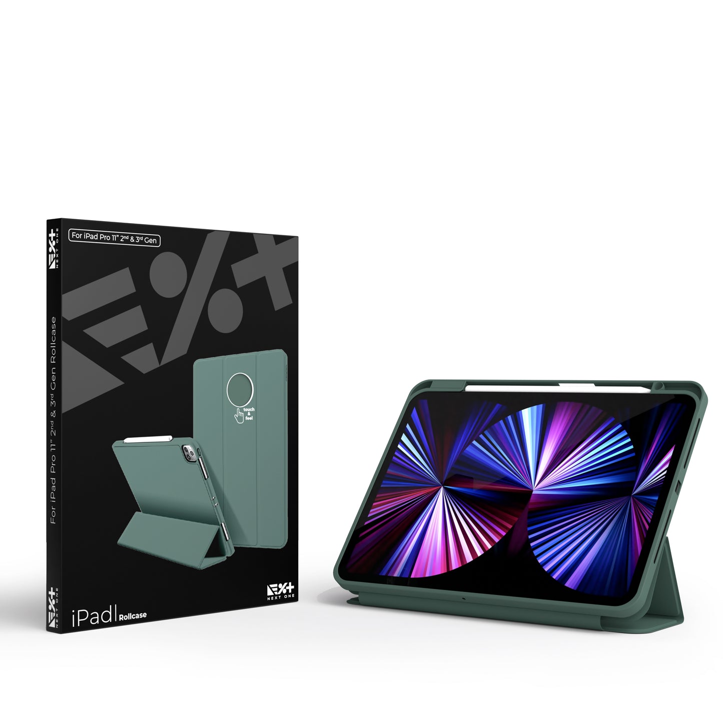 Leaf Green Rollcase | iPad 11 inch - iSTYLE RS