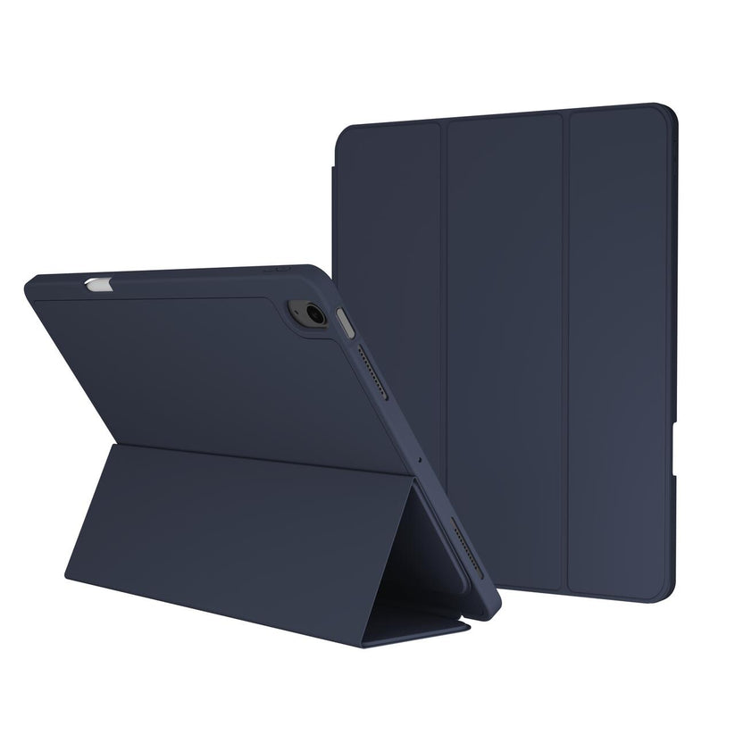 Husa de protectie Next One Rollcase pentru iPad Air 13 M2, cu suport pentru stilou, Albastru - iSTYLE RS