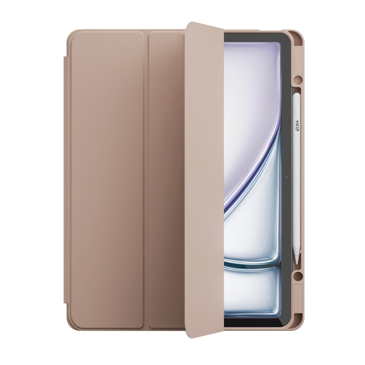 Husa de protectie Next One Rollcase pentru iPad Air 13 M2, cu suport pentru stilou, Roz - iSTYLE RS