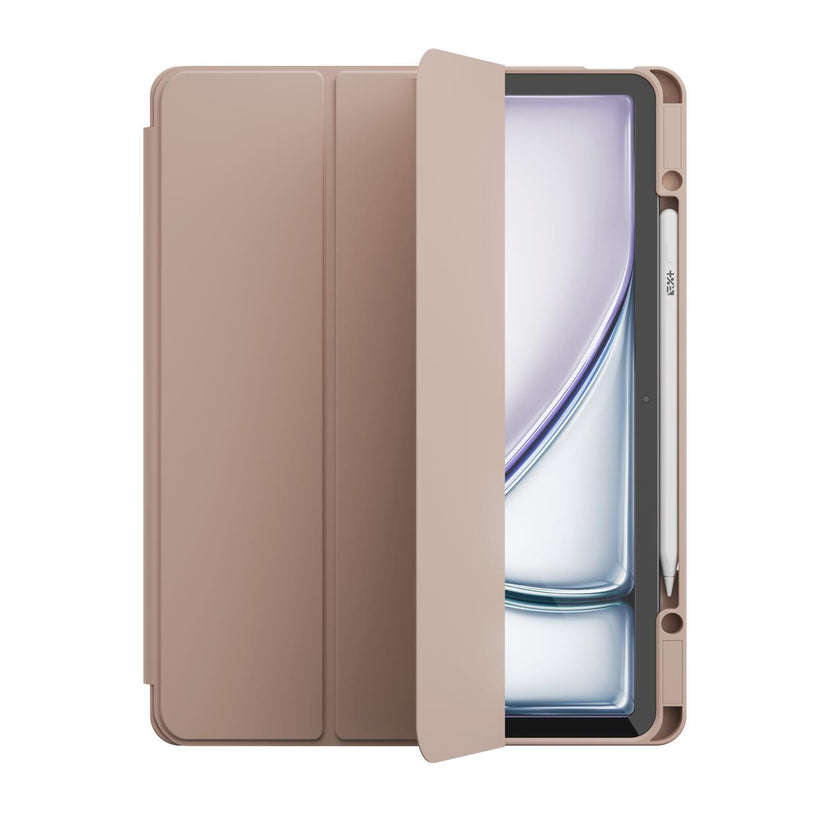 Husa de protectie Next One Rollcase pentru iPad Air 13 M2, cu suport pentru stilou, Roz - iSTYLE RS