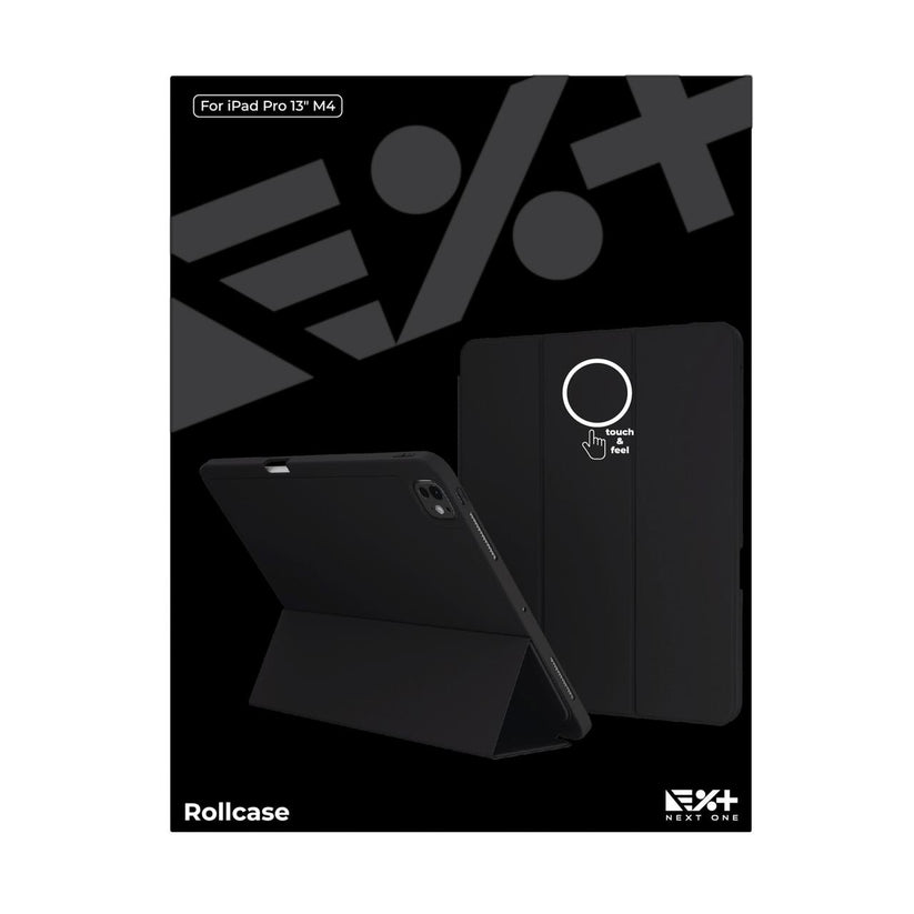NEXT ONE RollCase for iPad Pro 13 M4 Black - iSTYLE RS