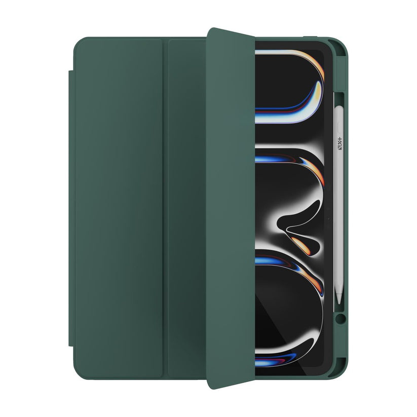 NEXT ONE RollCase for iPad Pro 13 M4 GREEN - iSTYLE RS