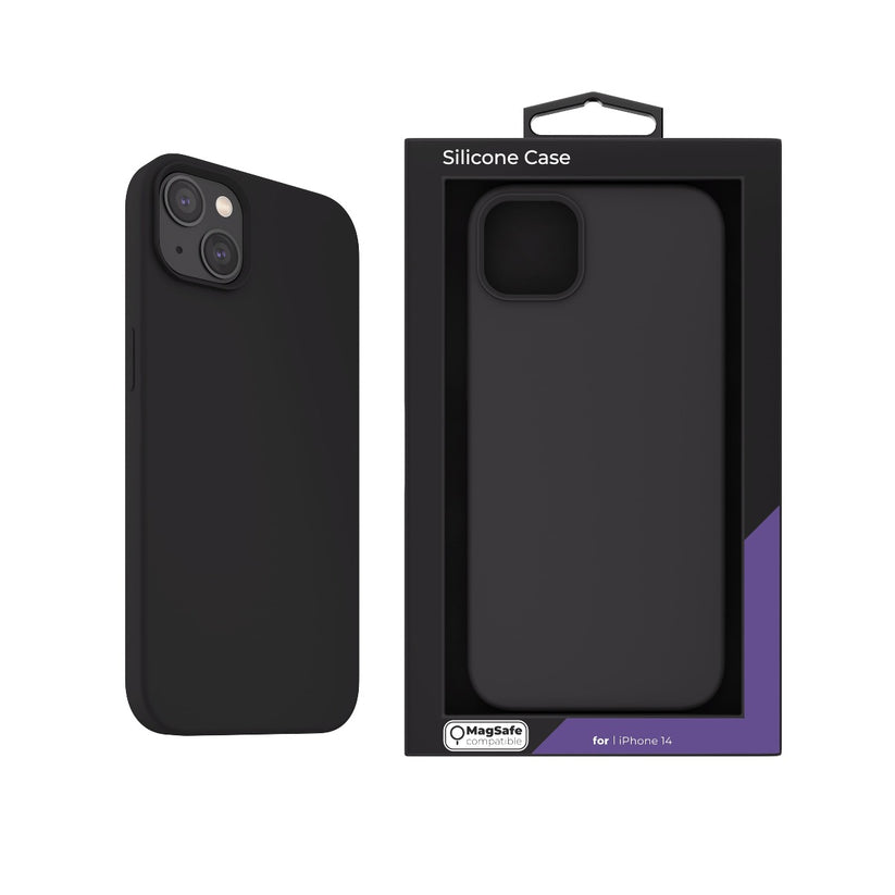 Next One MagSafe Silicone Case for iPhone 14 Max Black - iSTYLE RS