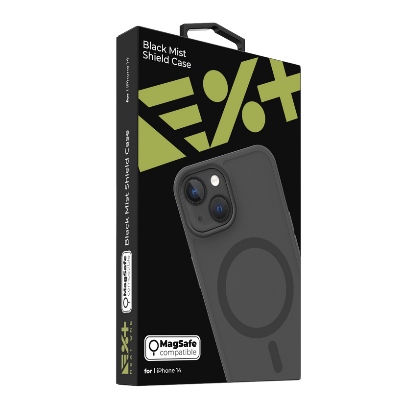 NEXT ONE BLACK MIST SHIELD CASE FOR IPHONE 14 |MAGSAFE COMPATIBLE - iSTYLE RS