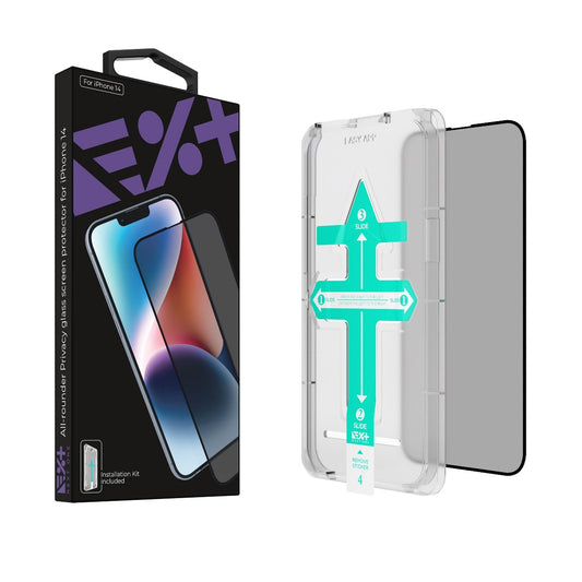 Next One All-Rounder Privacy Glass Screen Protector za iPhone 14 - iSTYLE RS